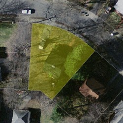 44 Walter St, Newton, MA 02459 aerial view