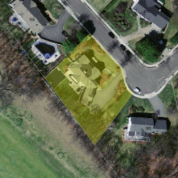 175 Countryside Rd, Newton, MA 02459 aerial view