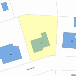 35 Royce Rd, Newton, MA 02459 plot plan