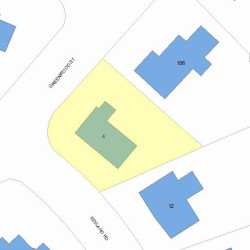 4 Sevland Rd, Newton, MA 02459 plot plan