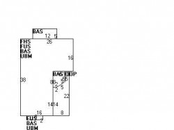 42 Thornton St, Newton, MA 02458 floor plan