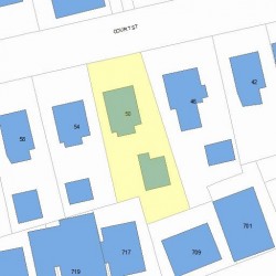 50 Court St, Newton, MA 02458 plot plan