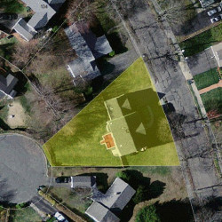 120 Hanson Rd, Newton, MA 02459 aerial view