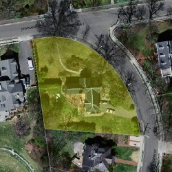 249 Highland St, Newton, MA 02465 aerial view