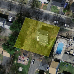 249 Adams Ave, Newton, MA 02465 aerial view