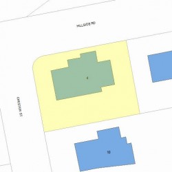 4 Chester St, Newton, MA 02461 plot plan