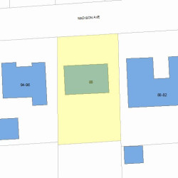 88 Madison Ave, Newton, MA 02460 plot plan