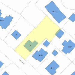 30 Ripley St, Newton, MA 02459 plot plan