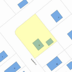 10 Gambier St, Newton, MA 02466 plot plan