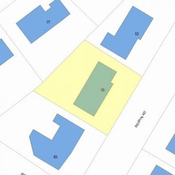 59 Selwyn Rd, Newton, MA 02461 plot plan