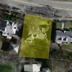 188 Commonwealth Ave, Newton, MA 02459 aerial view