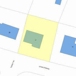 17 Lancaster Rd, Newton, MA 02458 plot plan