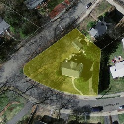 37 Whittier Rd, Newton, MA 02460 aerial view