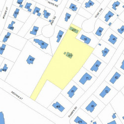 450 Dedham St, Newton, MA 02459 plot plan