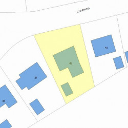 45 Chapin Rd, Newton, MA 02459 plot plan