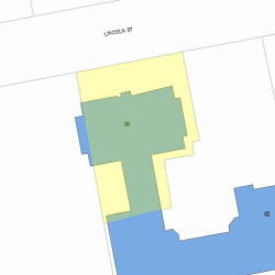 90 Lincoln St, Newton, MA 02461 plot plan