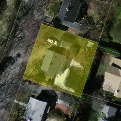 16 Brookdale Rd, Newton, MA 02460 aerial view