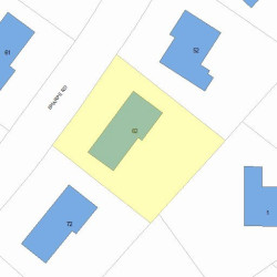 62 Sharpe Rd, Newton, MA 02459 plot plan