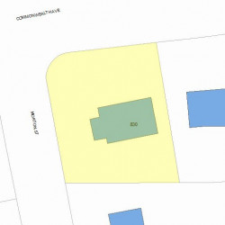 830 Commonwealth Ave, Newton, MA 02459 plot plan