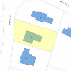 18 Druid Hill Rd, Newton, MA 02461 plot plan