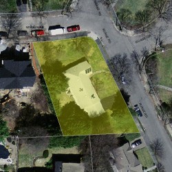 24 Ruane Rd, Newton, MA 02465 aerial view