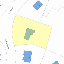 8 Chesterfield Rd, Newton, MA 02465 plot plan