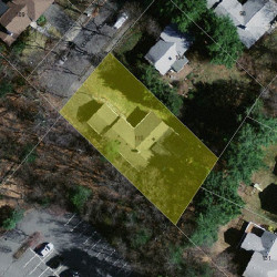 110 Dorcar Rd, Newton, MA 02459 aerial view