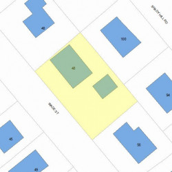 48 Wade St, Newton, MA 02461 plot plan