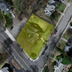 69 Homestead St, Newton, MA 02468 aerial view