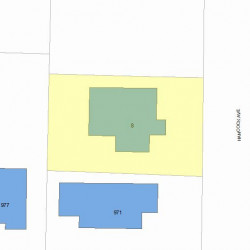 8 Hancock Ave, Newton, MA 02459 plot plan
