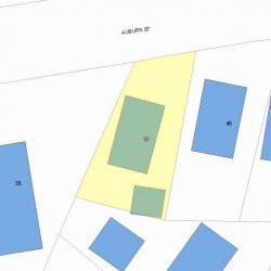 50 Auburn St, Newton, MA 02465 plot plan