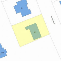 297 Winchester St, Newton, MA 02461 plot plan