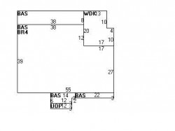 93 Andrew St, Newton, MA 02461 floor plan