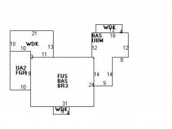 29 Vincent St, Newton, MA 02465 floor plan