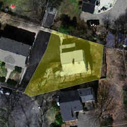 19 Normandy Rd, Newton, MA 02466 aerial view