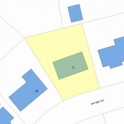 30 Haynes Rd, Newton, MA 02459 plot plan