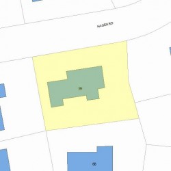 99 Hagen Rd, Newton, MA 02459 plot plan