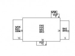 280 Ward St, Newton, MA 02459 floor plan