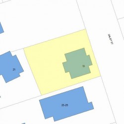 19 Dalby St, Newton, MA 02458 plot plan