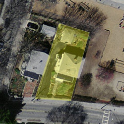 231 Cabot St, Newton, MA 02460 aerial view