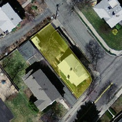 173 Auburndale Ave, Newton, MA 02466 aerial view