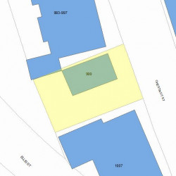 999 Chestnut St, Newton, MA 02464 plot plan