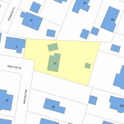 20 Brooks Ave, Newton, MA 02460 plot plan