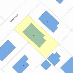 9 Broadway Ter, Newton, MA 02460 plot plan