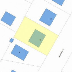 33 Dearborn St, Newton, MA 02465 plot plan