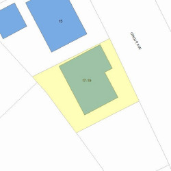 17 Circuit Ave, Newton, MA 02461 plot plan