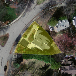 66 Ashton Ave, Newton, MA 02459 aerial view