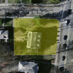 1005 Centre St, Newton, MA 02459 aerial view