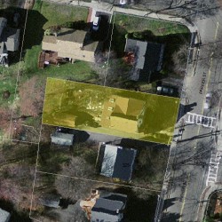 323 Parker St, Newton, MA 02459 aerial view