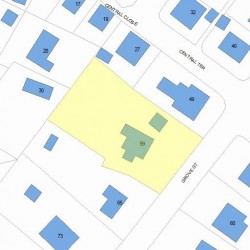 59 Grove St, Newton, MA 02466 plot plan